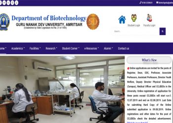 Department of Biotechnology, Guru Nanak Dev University